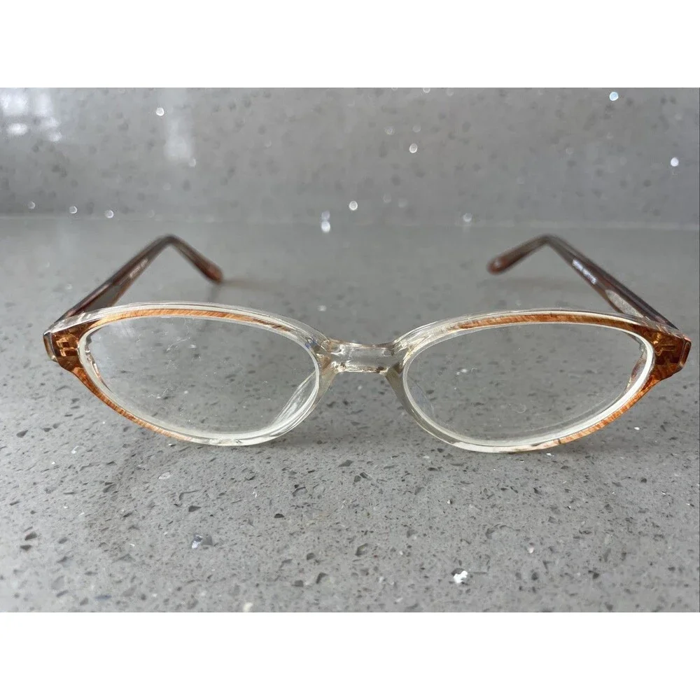 Modern KATHY BROWN 49-17-135 Brown Fade Full Rim Plastic Eyeglasses Frames ONLY